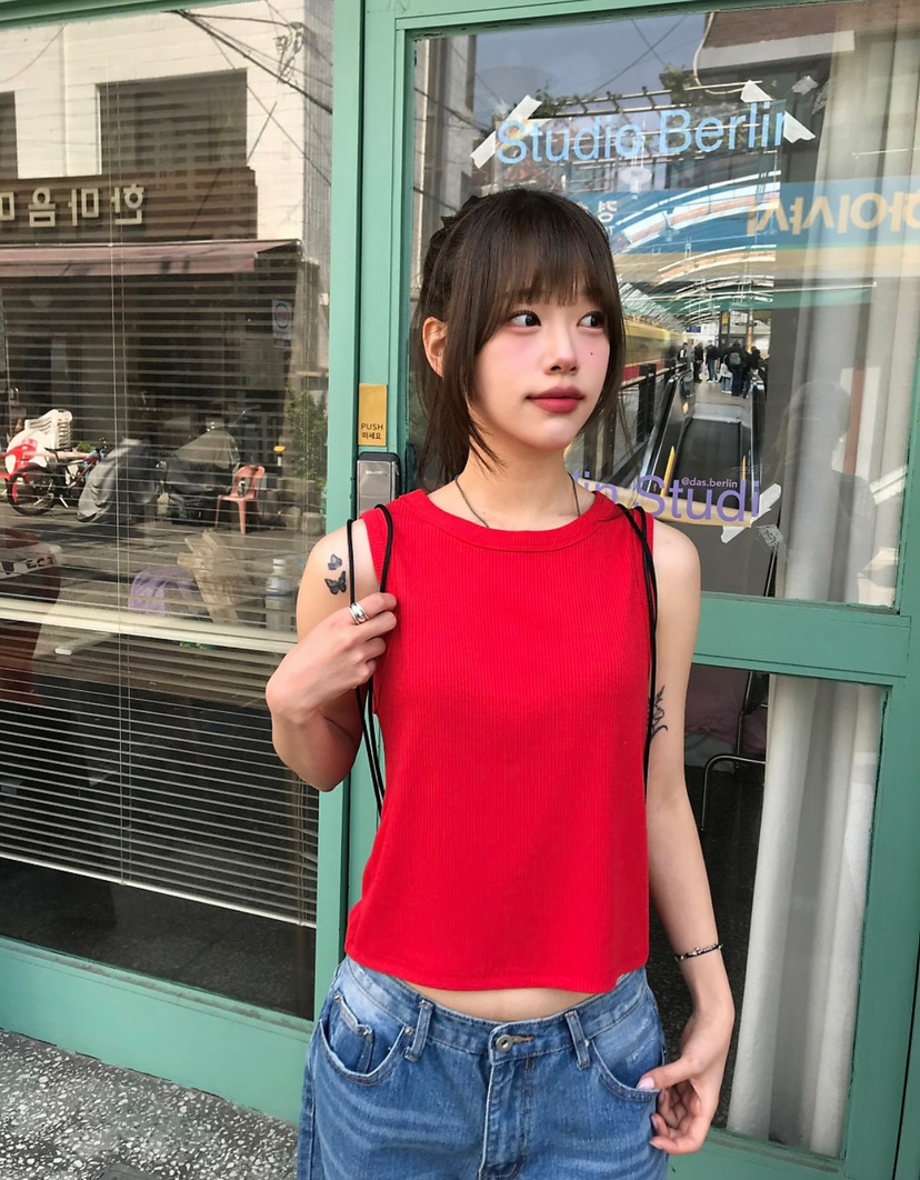 EOMPIT東大門直郵女裝新品時尚推薦休閑25春夏人氣吊帶背心EOMPIT吊帶/背心圖色3