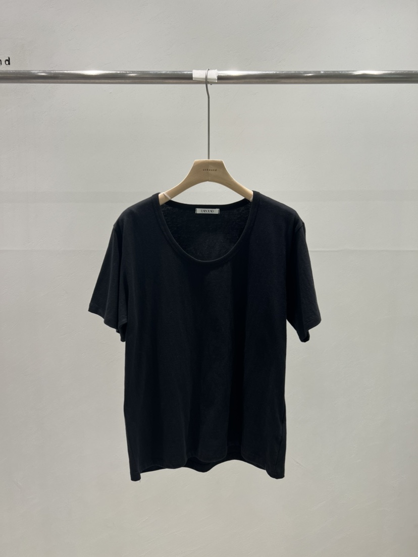 UNBOUND東大門代購女士新品25春夏人氣時尚推薦職業熱賣T恤UNBOUNDT恤圖色4