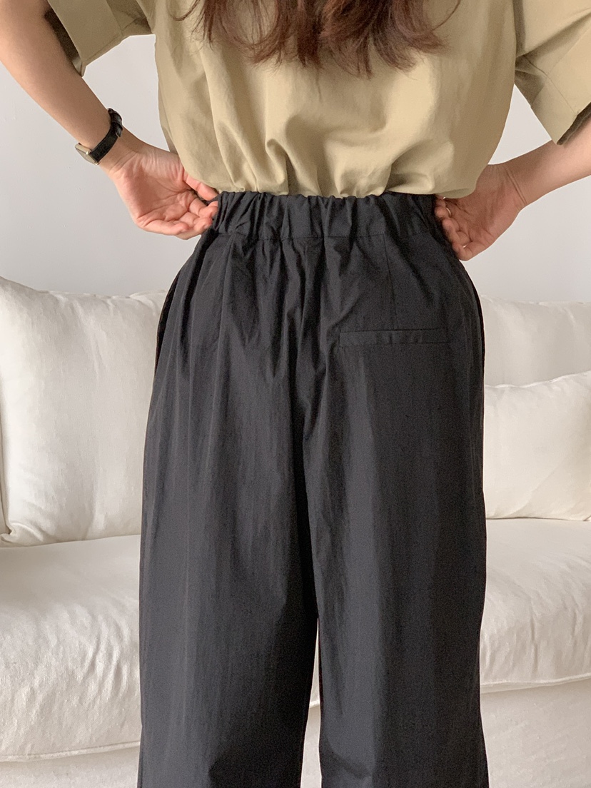 MAYBEEN東大門實拍女士新品時尚真品25春夏推薦熱賣休閑褲綁帶MAYBE&CO休閑褲