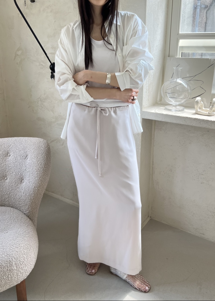 NOVUS韓國直郵女裝新款人氣休閑時尚職業真品熱賣推薦25春夏長裙NOVUS長裙