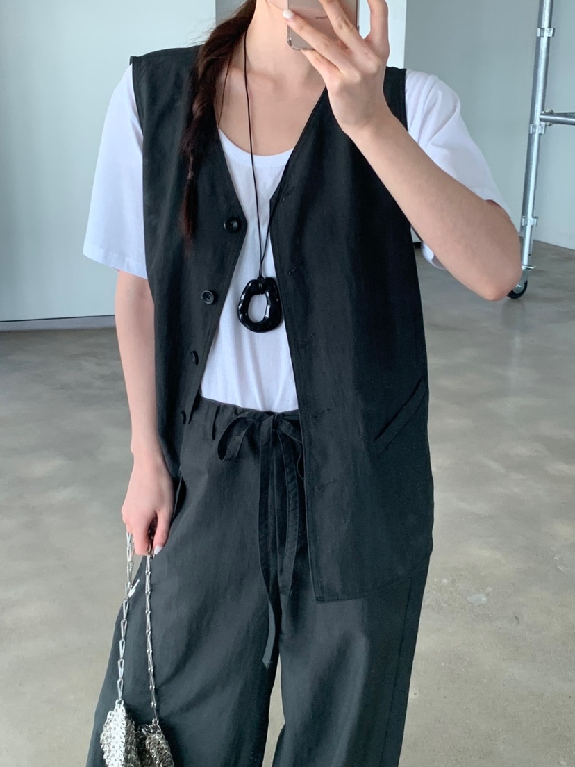 UNBOUND韓國直郵女裝新品推薦真品時尚人氣休閑熱賣25春夏馬甲UNBOUND馬甲