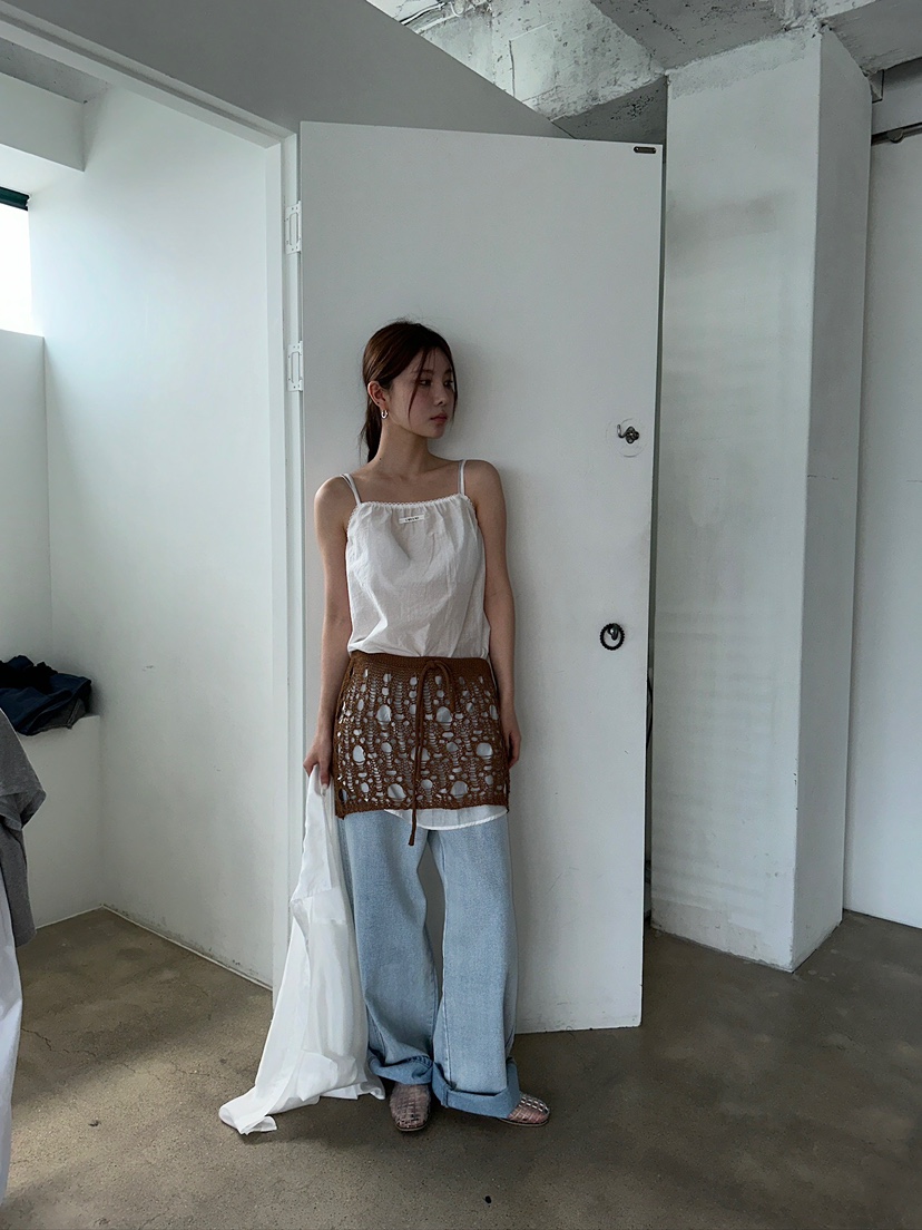 UNBOUND韓國直郵女士新品休閑真品熱賣25春夏職業推薦牛仔褲UNBOUND牛仔褲