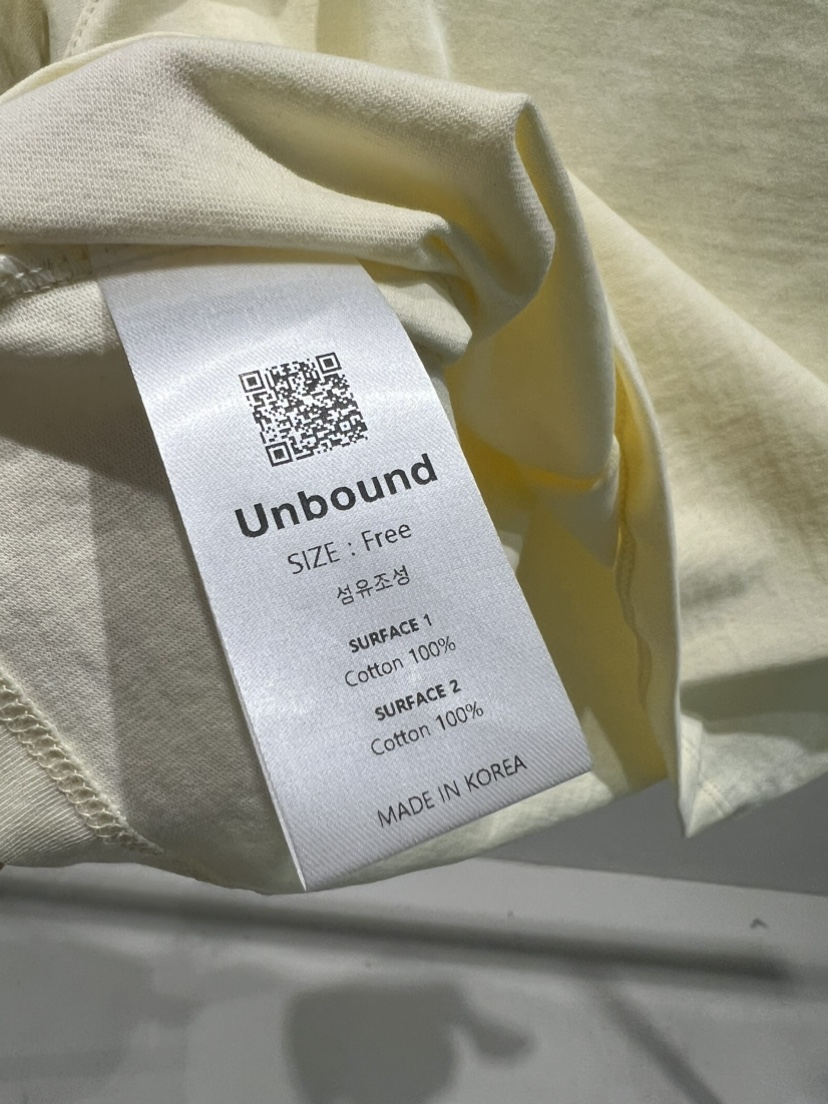 UNBOUND東大門代購女裝新款時尚真品人氣休閑熱賣職業25春夏T恤UNBOUNDT恤