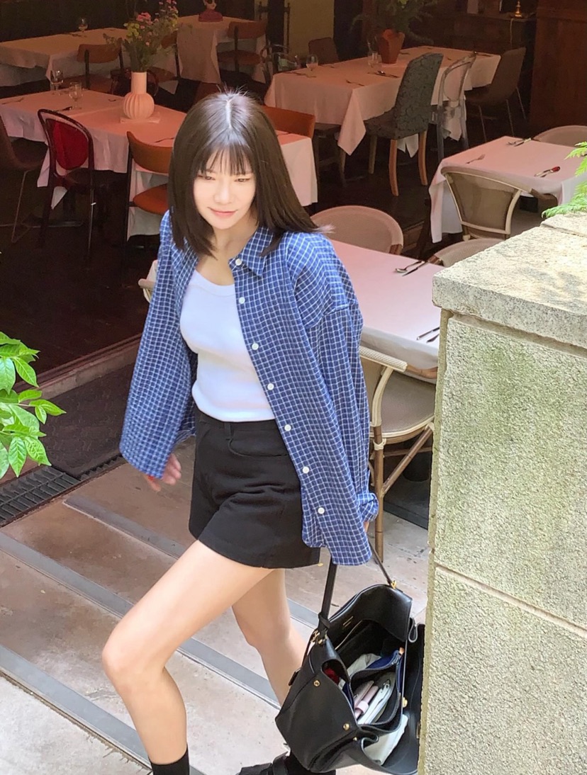 COURGETTE韓國直郵女裝新款時尚休閑人氣真品熱賣推薦職業短褲COURGETTE短褲