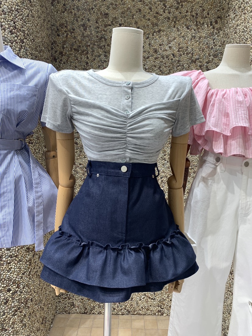 2TWO MOON韓國代購女裝新品時尚職業人氣推薦25春夏熱賣短裙2TWO MOON短裙