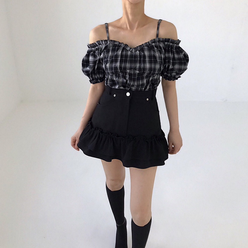 2TWO MOON韓國代購女裝新品時尚職業人氣推薦25春夏熱賣短裙2TWO MOON短裙