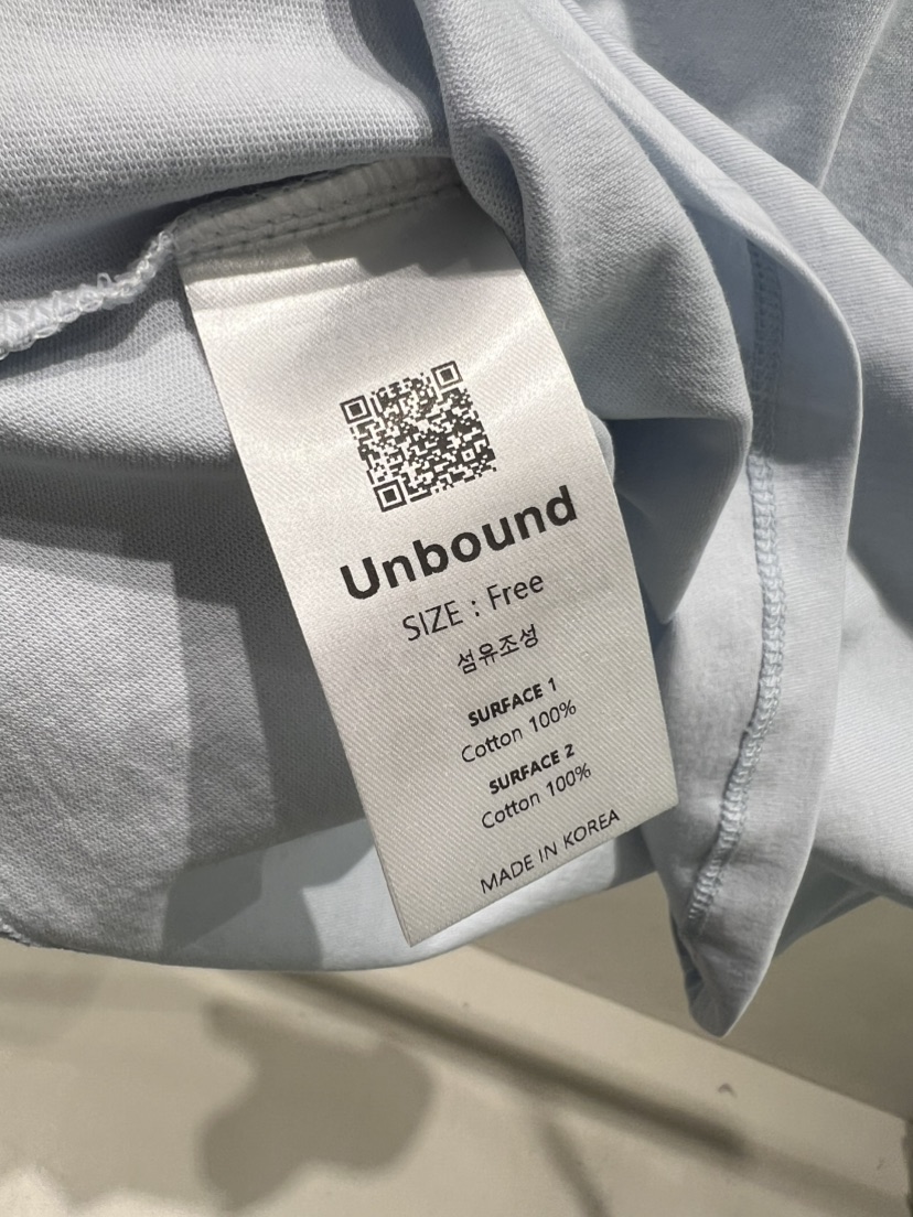 UNBOUND韓國直郵女裝新款人氣職業時尚休閑推薦熱賣真品T恤UNBOUNDT恤