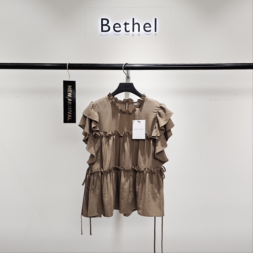 BETHEL東大門直郵女士新品推薦熱賣時尚真品休閑襯衫蕾絲衫BETHEL襯衫/蕾絲衫圖色2
