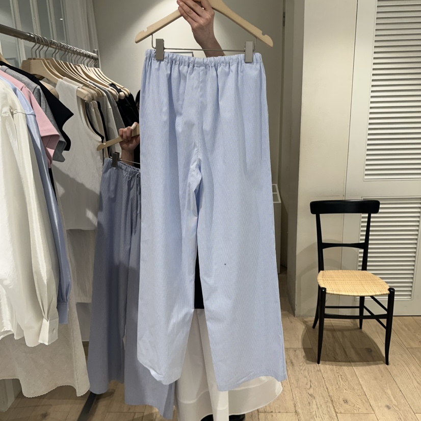 MONIQUE韓國直郵女士新品休閑25春夏真品熱賣人氣休閑褲條紋MONIQUE休閑褲