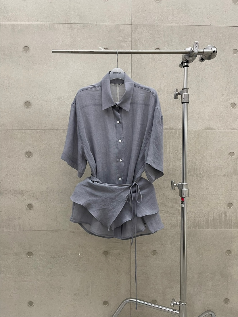 ATMOSPHERE韓國代購女士新款時尚休閑真品人氣25春夏襯衫蕾絲衫ATMOSPHERE/BLING襯衫/蕾絲衫圖色4