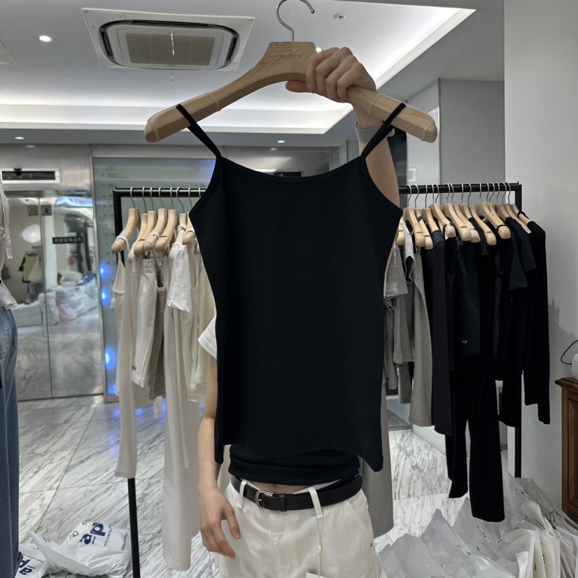 OURIN東大門實拍女裝新品休閑推薦職業真品時尚25春夏吊帶背心OURIN吊帶/背心圖色5