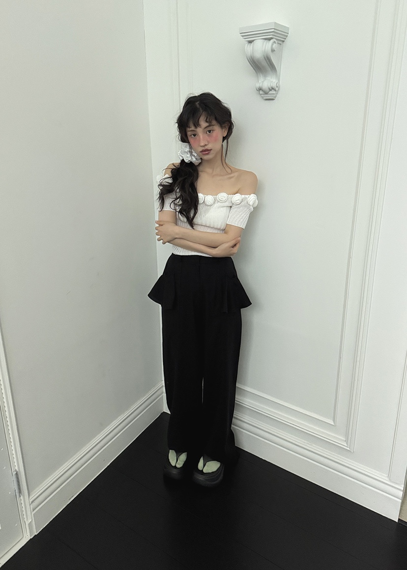 CLODE東大門實拍女士新款休閑熱賣25春夏時尚職業推薦裙褲亞麻CLODE裙褲