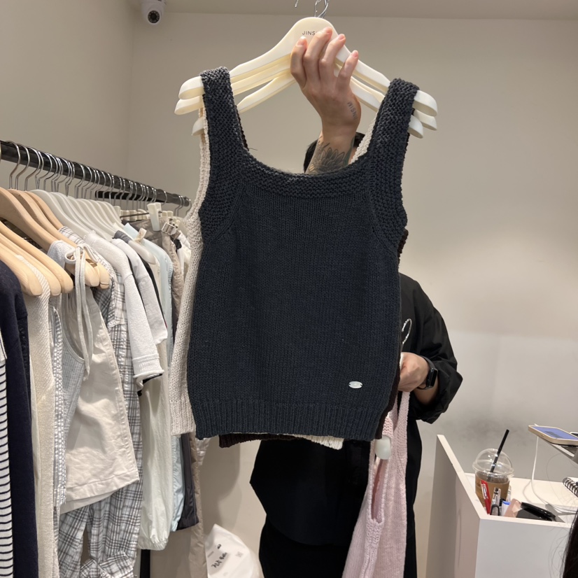 JINSIM東大門實拍女士新品人氣時尚25春夏熱賣職業吊帶背心JINSIM吊帶/背心圖色3