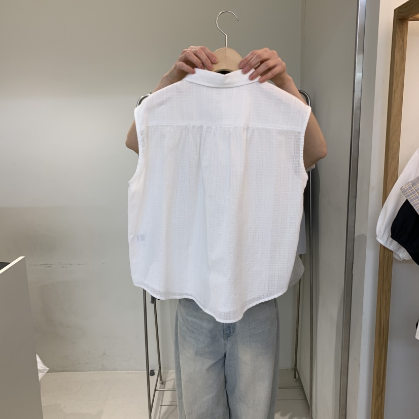 OUTRENE韓國代購女裝新款休閑25春夏推薦熱賣職業襯衫蕾絲衫OUTRENE襯衫/蕾絲衫