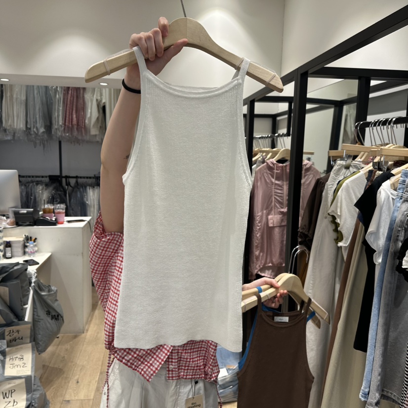 BRUNI/RICOTTA東大門代購女裝新品時尚職業休閑真品吊帶背心BRUNI/RICOTTA吊帶/背心圖色1