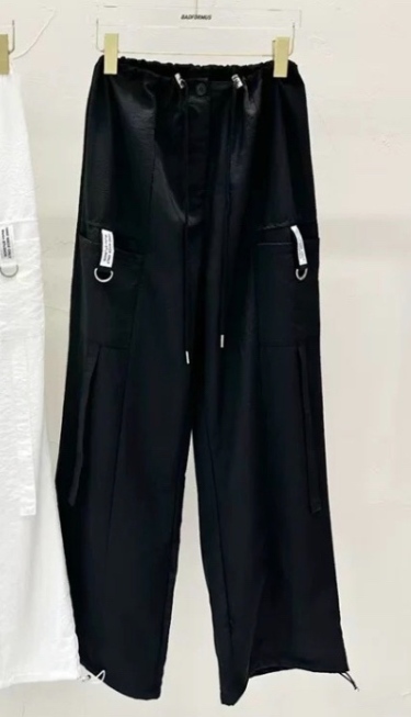 BADFORMUS東大門代購女士新款25春夏時尚人氣休閑職業休閑褲BADFORMUS休閑褲圖色2