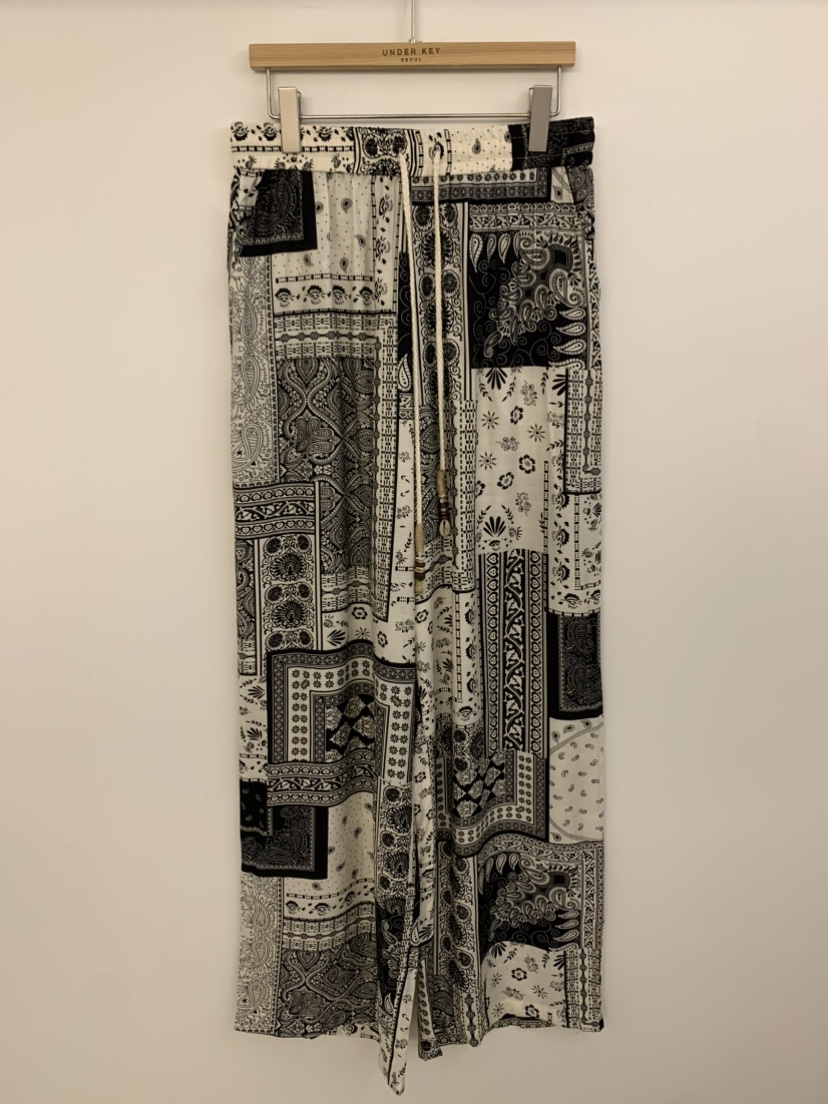 UNDER KEY韓國代購女士新品職業時尚真品推薦25春夏休閑褲UNDER KEY休閑褲圖色1