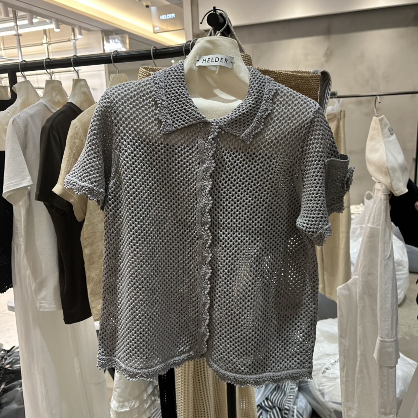 HELDER-P東大門直郵女裝新品真品休閑熱賣職業針織衫口袋手工HELDER針織衫圖色1