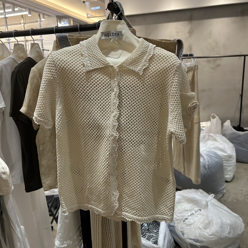 HELDER-P東大門直郵女裝新品真品休閑熱賣職業針織衫口袋手工HELDER針織衫圖色2