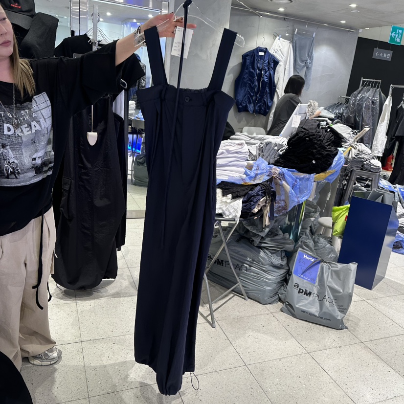 HERTZ-P東大門代購女裝新款休閑人氣時尚真品25春夏連體褲腰帶HERTZ-P連體褲圖色2