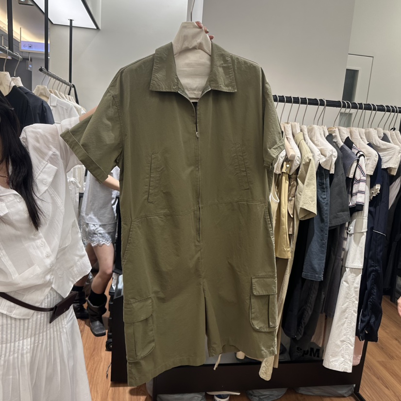 JADEMARKET東大門代購女裝新款熱賣真品25春夏連體褲工裝褲JADE MARKET連體褲