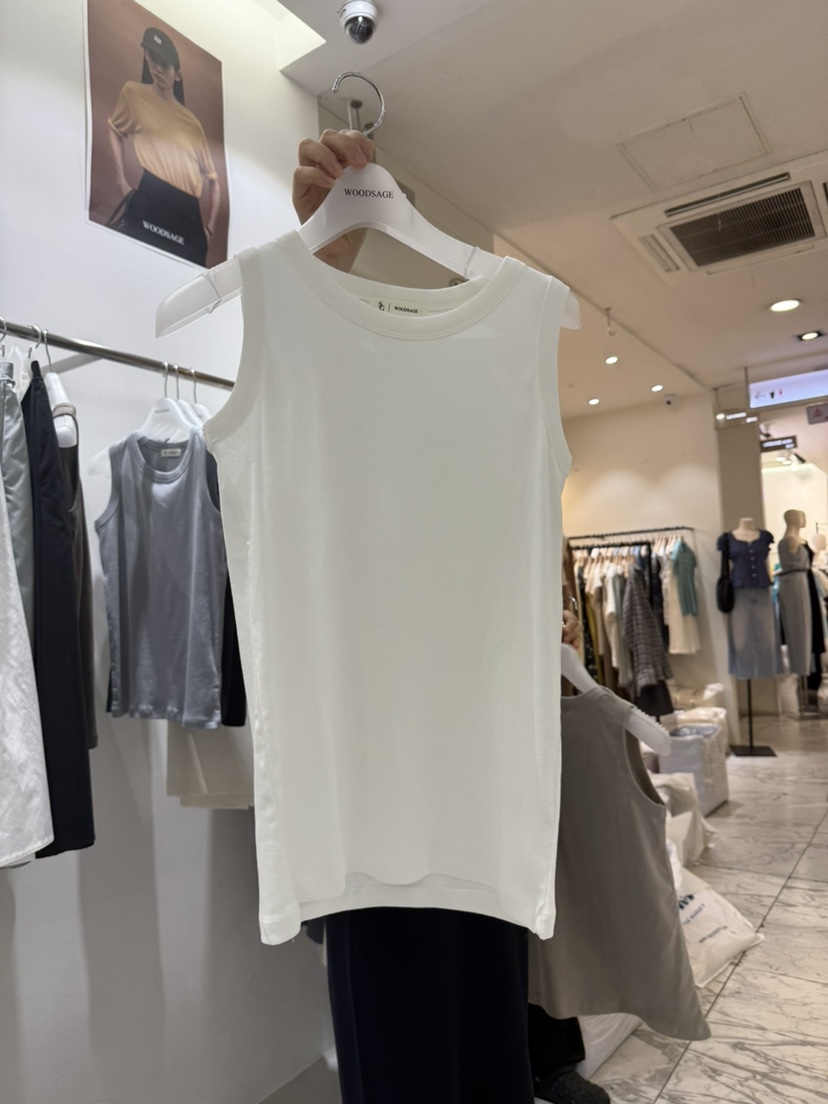 WOOD SAGE韓國代購女士新款人氣真品職業25春夏推薦吊帶背心WOOD SAGE吊帶/背心圖色1