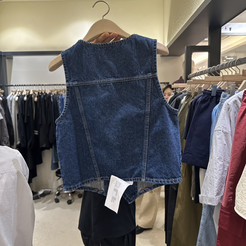 SELF SERVICE韓國代購女裝新品休閑熱賣推薦真品職業25春夏馬甲SELF SERVICE馬甲