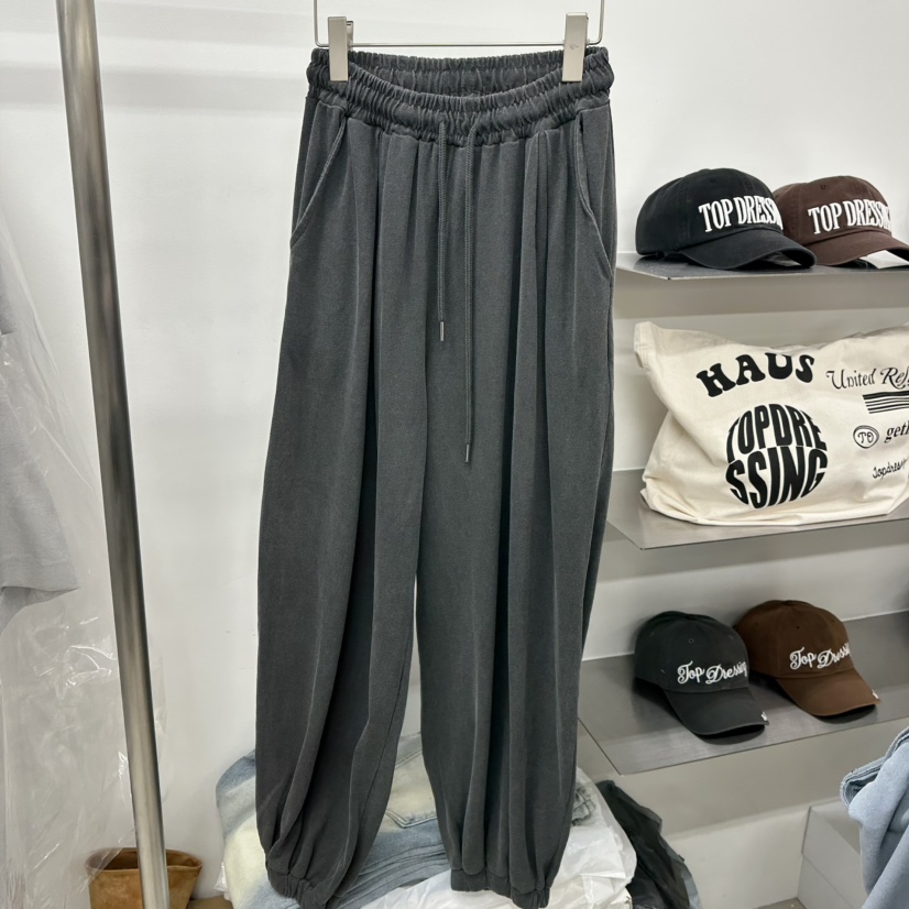 TOPDRESSING東大門代購女士新款25春夏人氣真品推薦休閑褲復古TOPDRESSING休閑褲圖色2