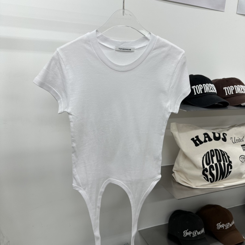 TOPDRESSING東大門直郵女裝新品25春夏人氣休閑職業真品T恤TOPDRESSINGT恤圖色2
