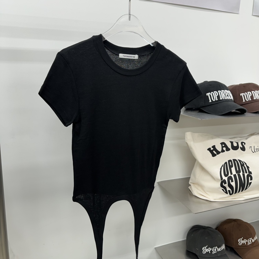 TOPDRESSING東大門直郵女裝新品25春夏人氣休閑職業真品T恤TOPDRESSINGT恤圖色3