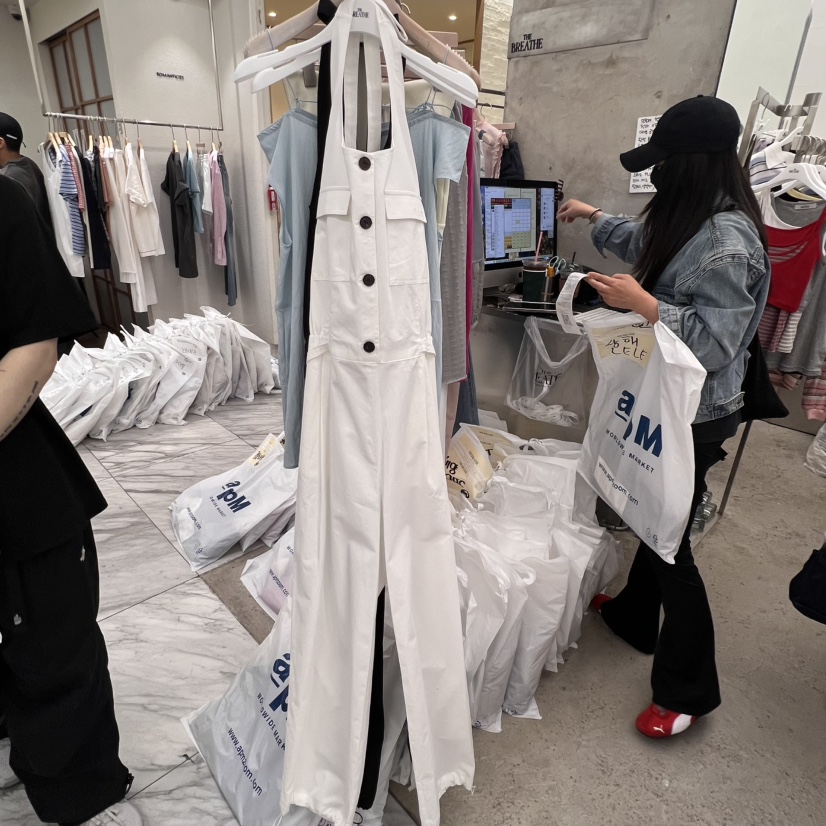 BREATHE東大門代購女士新品真品休閑時尚25春夏推薦人氣連體褲BREATHE連體褲