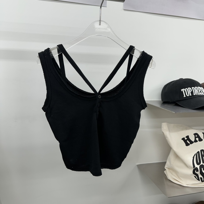 TOPDRESSING韓國直郵女裝新款25春夏休閑真品推薦熱賣吊帶背心TOPDRESSING吊帶/背心圖色2