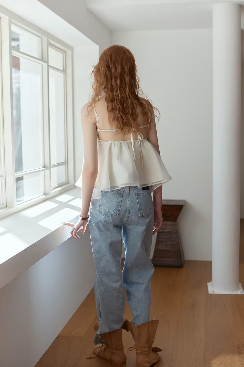PLATFORM東大門代購女裝新款休閑職業時尚人氣熱賣吊帶背心OPENRUN吊帶/背心