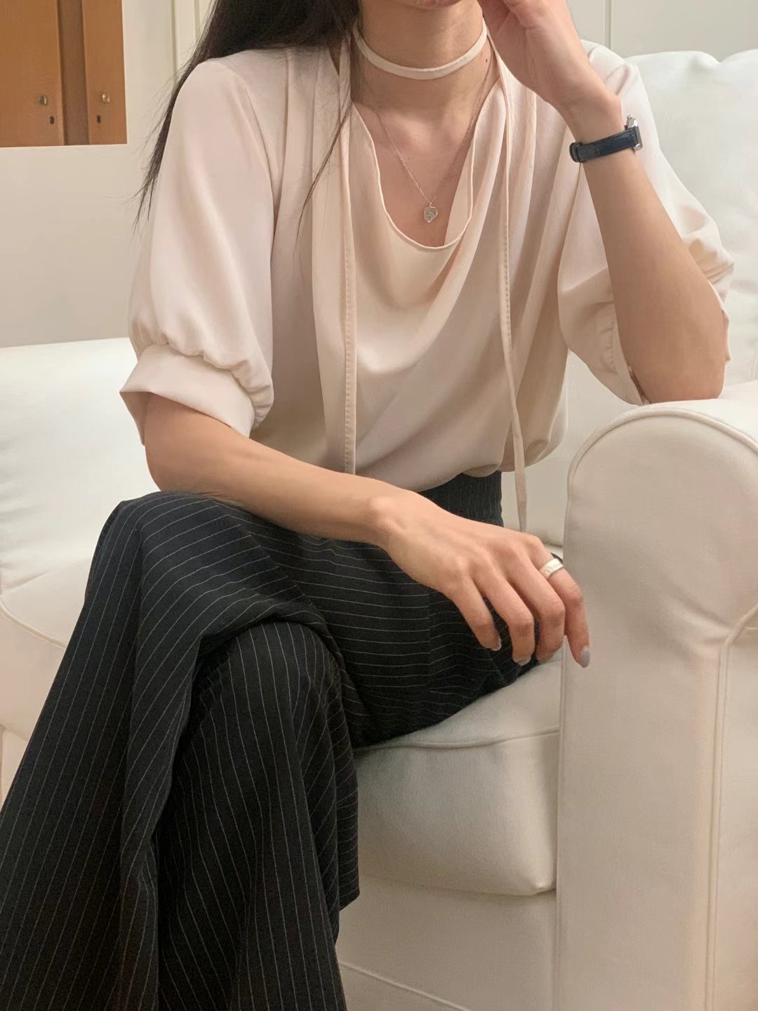 IGOTC-아가씨-T韓國直郵女士新款25春夏人氣熱賣襯衫蕾絲衫IGOTC-아가씨-T襯衫/蕾絲衫