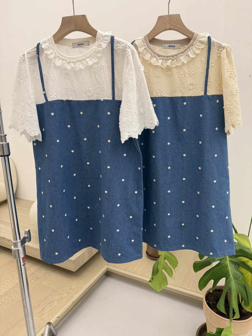 BE&BE東大門直郵女裝新款25春夏休閑熱賣時尚推薦連衣裙BE&be連衣裙