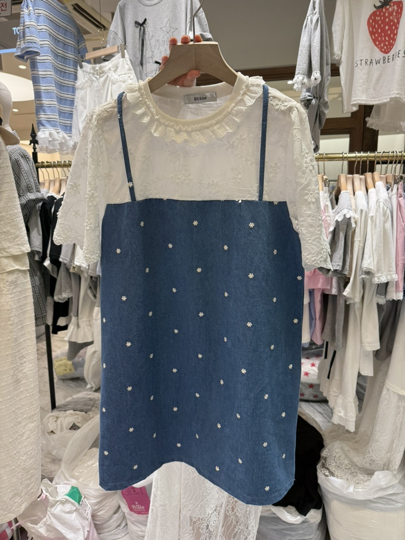BE&BE東大門直郵女裝新款25春夏休閑熱賣時尚推薦連衣裙BE&be連衣裙