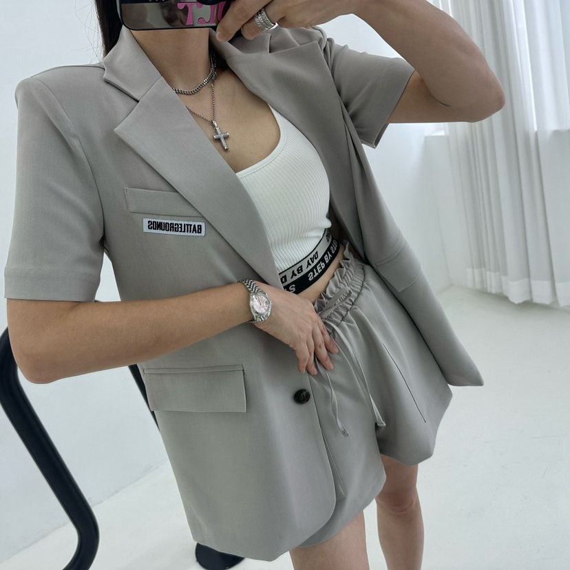 SOUIT東大門代購女士新品時尚推薦熱賣人氣職業25春夏真品短褲SOUIT by mabel-L短褲