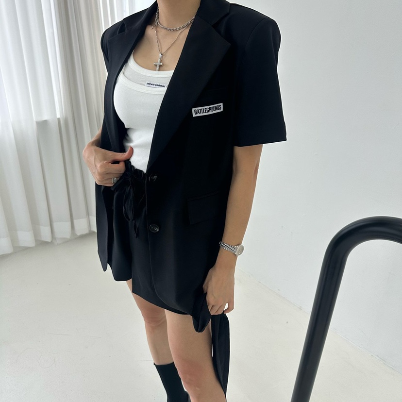 SOUIT東大門代購女士新品時尚推薦熱賣人氣職業25春夏真品短褲SOUIT by mabel-L短褲