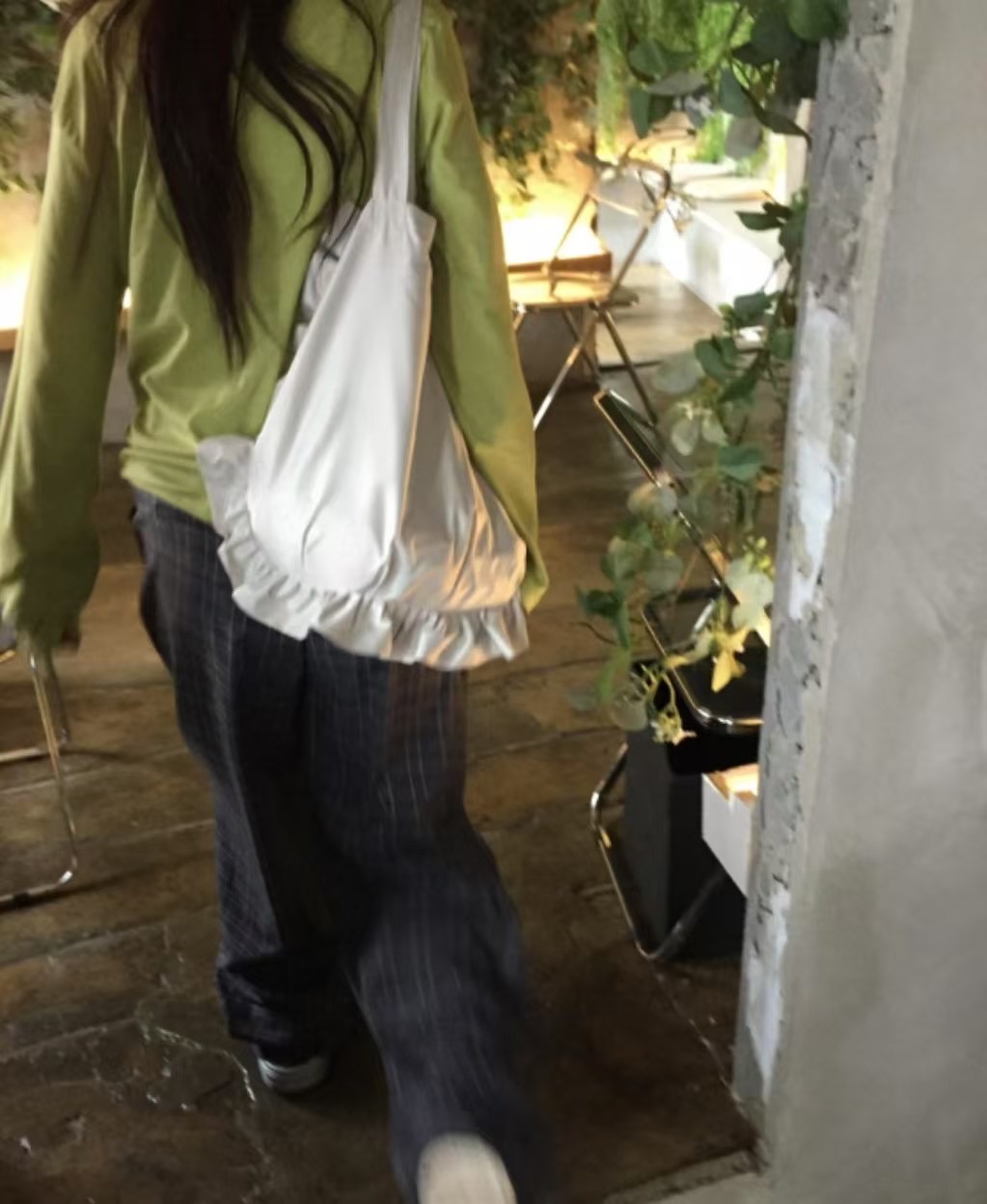 DECEMBER-디셈버-T東大門實拍女裝新款真品單肩斜跨包荷葉邊DECEMBER單肩/斜跨包