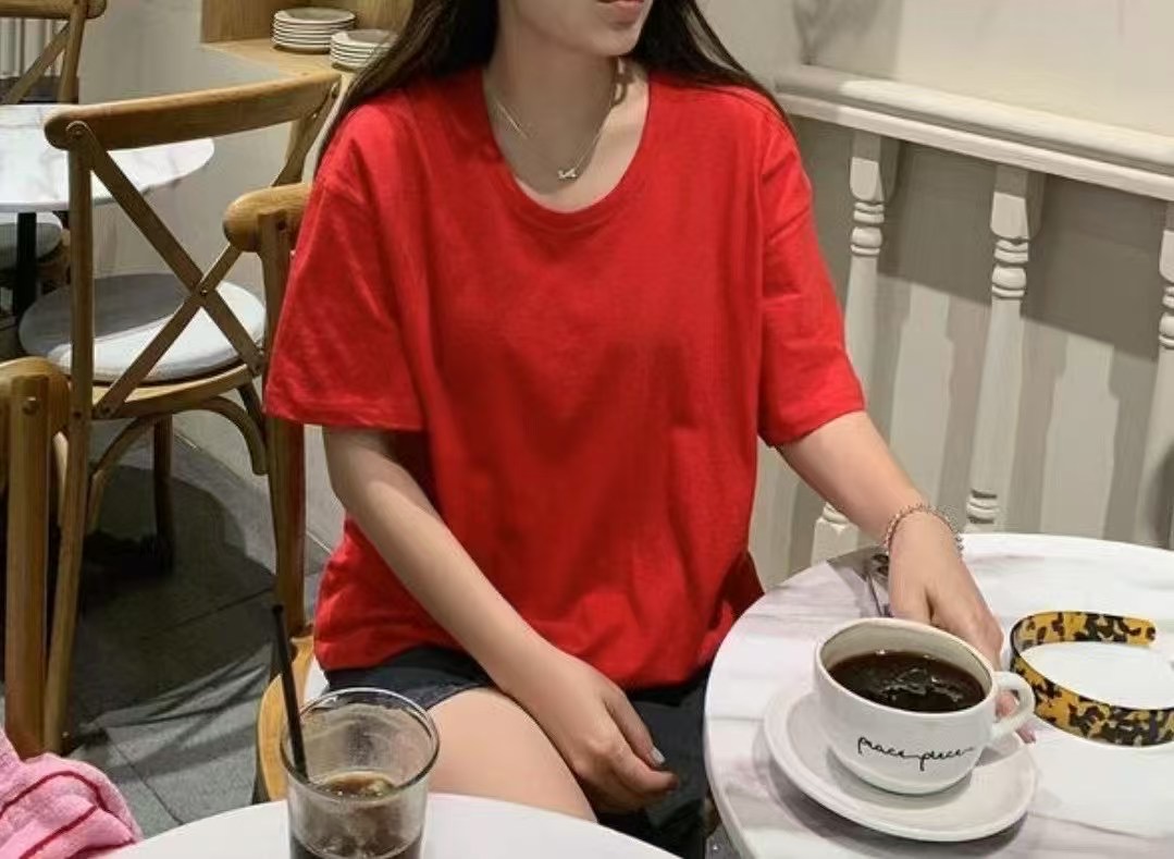 DECEMBER-디셈버-T東大門實拍女裝新品25春夏休閑時尚T恤DECEMBERT恤圖色3