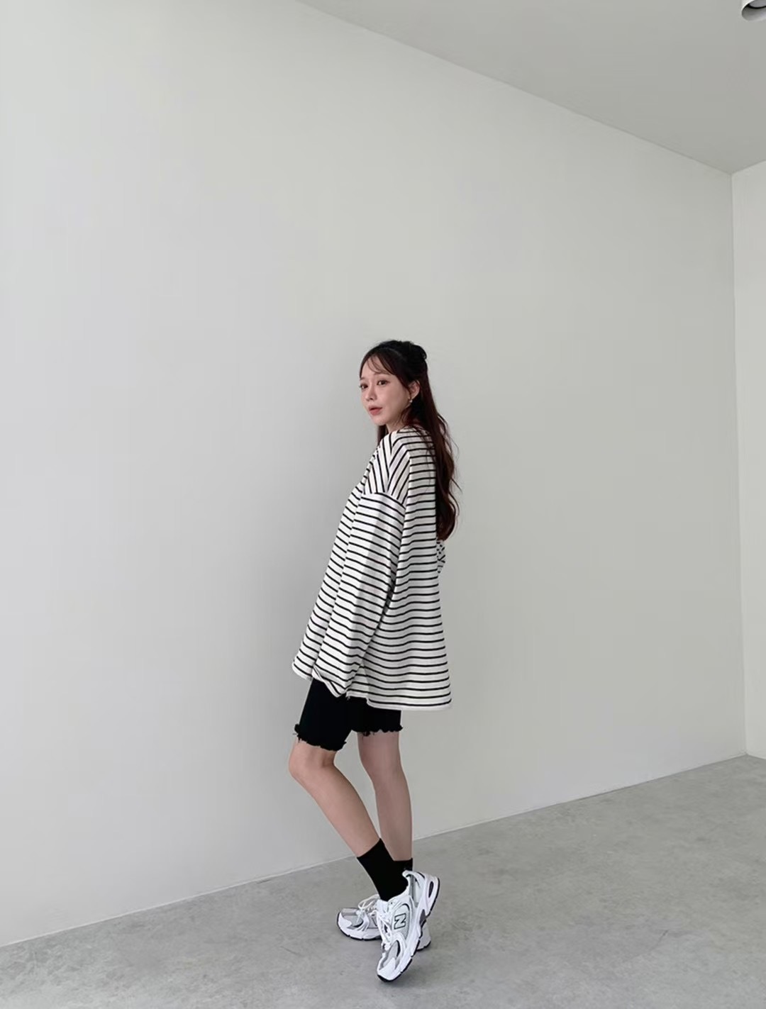 T-HOUSE-티하우스-T東大門直郵女士新品職業真品長袖T恤T-HOUSE-티하우스-T長袖T恤