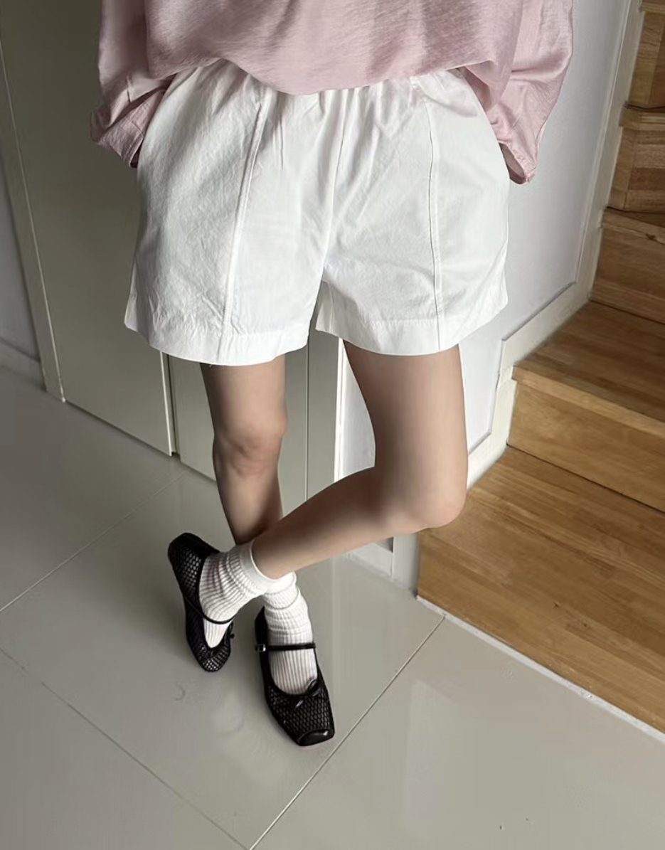 BABY PUSH-베이비푸시-T東大門代購女裝新款熱賣短褲鏤空BABY PUSH短褲圖色2