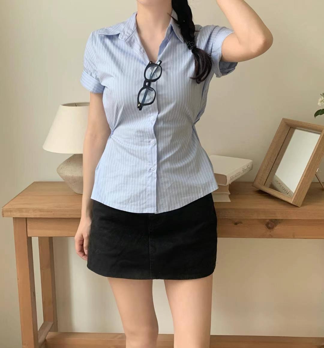 JAYDOC韓國直郵女裝新品人氣真品時尚熱賣25春夏襯衫蕾絲衫JAYDOC襯衫/蕾絲衫
