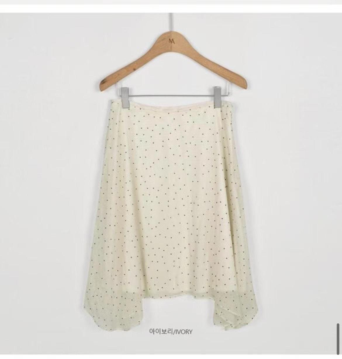 DE ONDO韓國代購女裝新品25春夏推薦職業人氣半身裙中短裙絨DE ONDO半身裙/中短裙