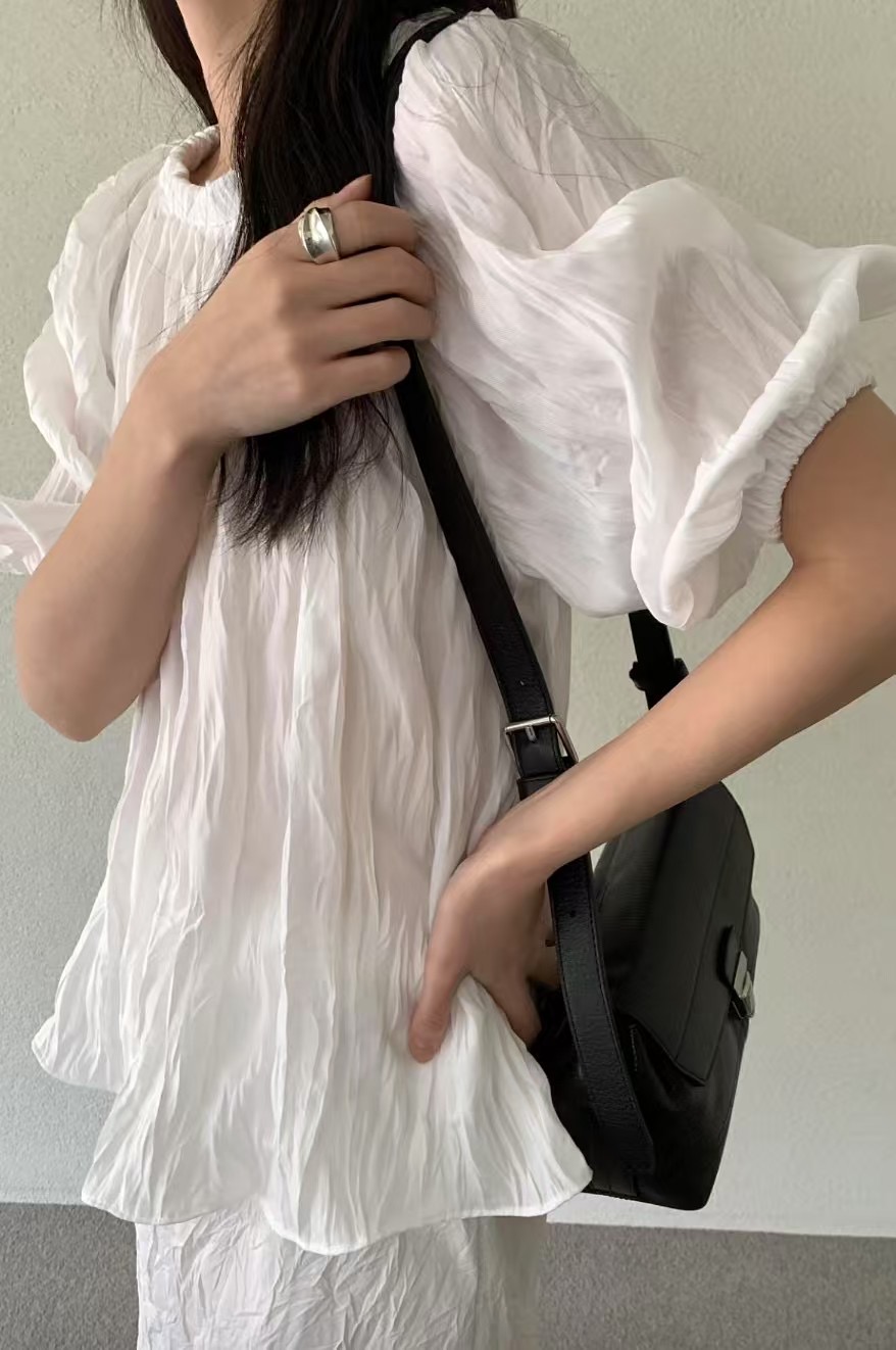 DE ONDO韓國直郵女士新品休閑時尚25春夏真品人氣襯衫蕾絲衫DE ONDO襯衫/蕾絲衫