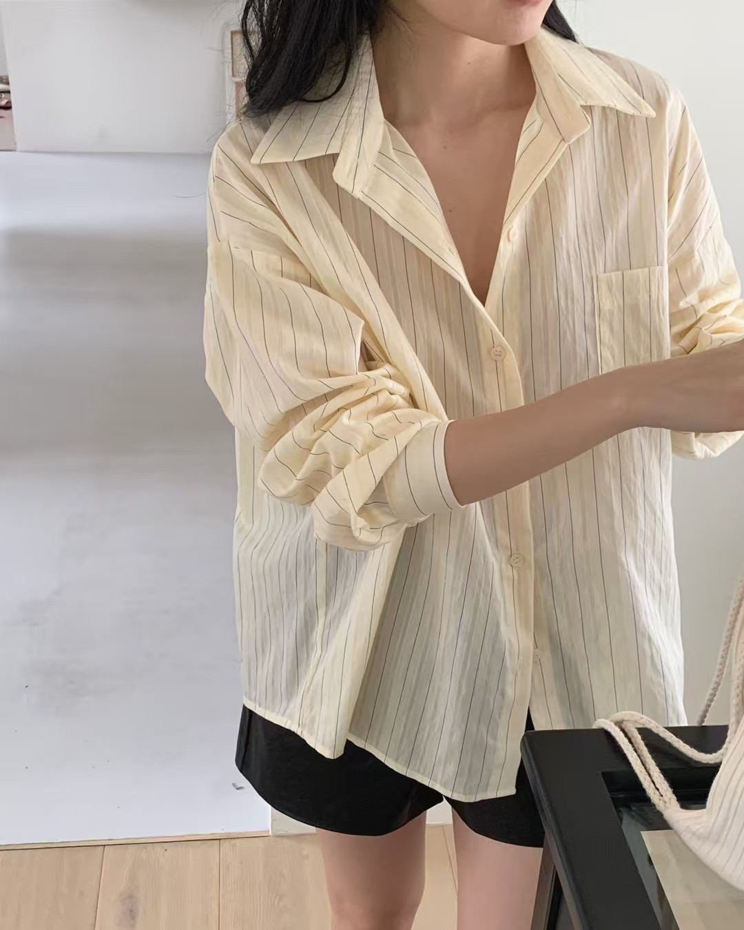 JUNO東大門代購女裝新款職業推薦時尚休閑25春夏襯衫蕾絲衫JUNO襯衫/蕾絲衫