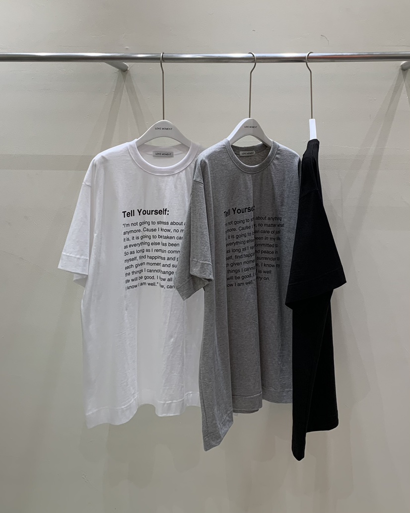 LOVE MOMENT韓國代購女裝新款職業時尚推薦熱賣真品25春夏T恤LOVE MOMENTT恤