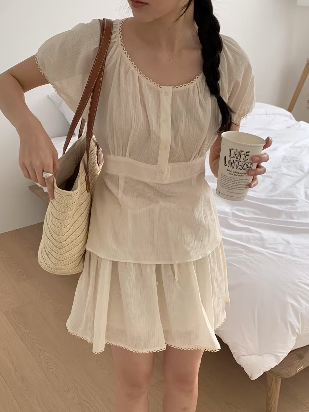 JUNO東大門代購女士新品休閑熱賣時尚真品職業推薦人氣套裝JUNO套裝圖色2