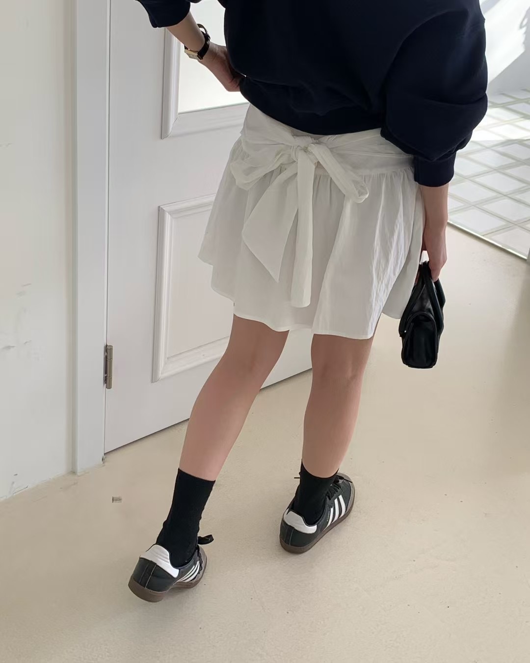 JUNO韓國直郵女士新款人氣熱賣休閑25春夏推薦真品時尚短裙JUNO短裙