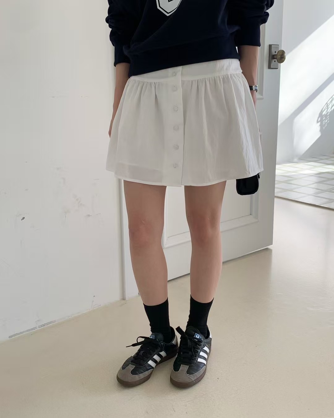 JUNO韓國直郵女士新款人氣熱賣休閑25春夏推薦真品時尚短裙JUNO短裙